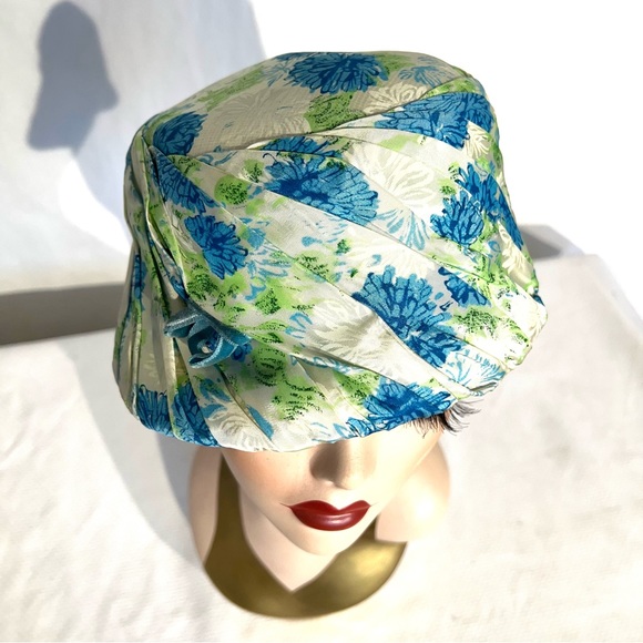 Vintage 40s 50s Floral Hat - Picture 10 of 14